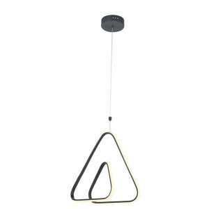 METAL LED and SILICONE GOLD CHROME PLATED and BLACK CHANDELIER30 x 30 CM LOAD: 70 CM